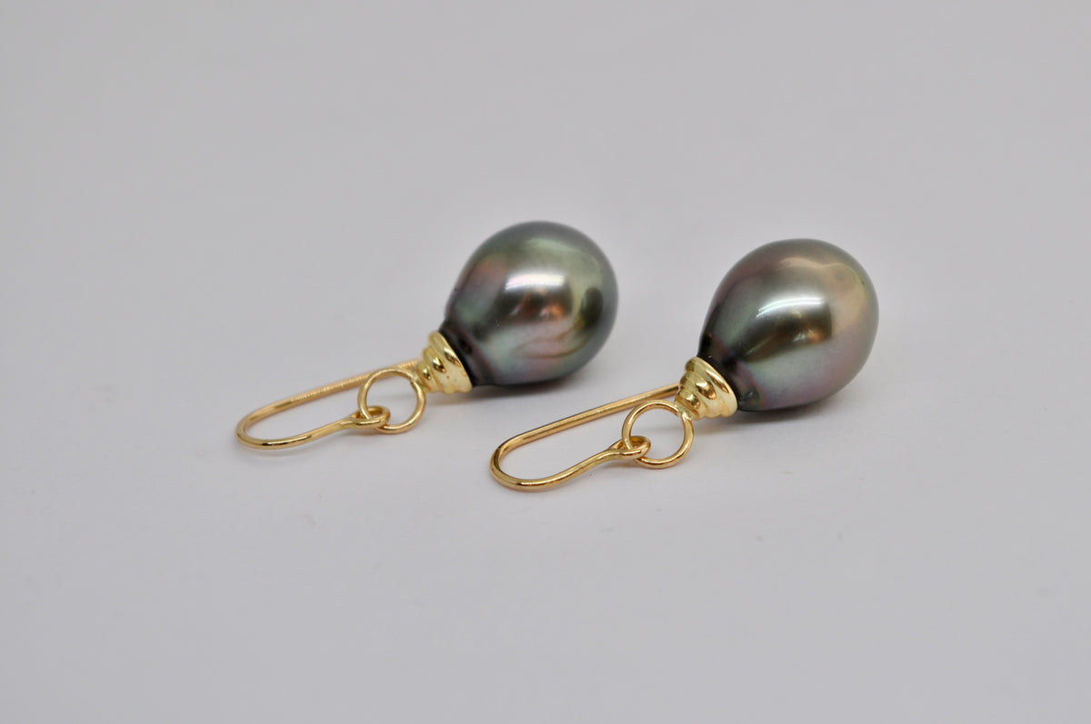 Tahitian Pearl Drop Earrings