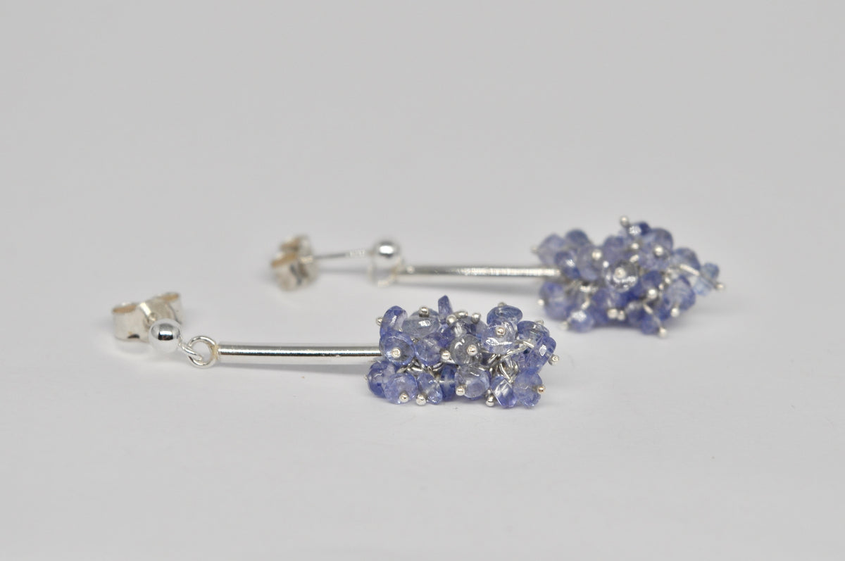 Tanzanite Cluster Drops