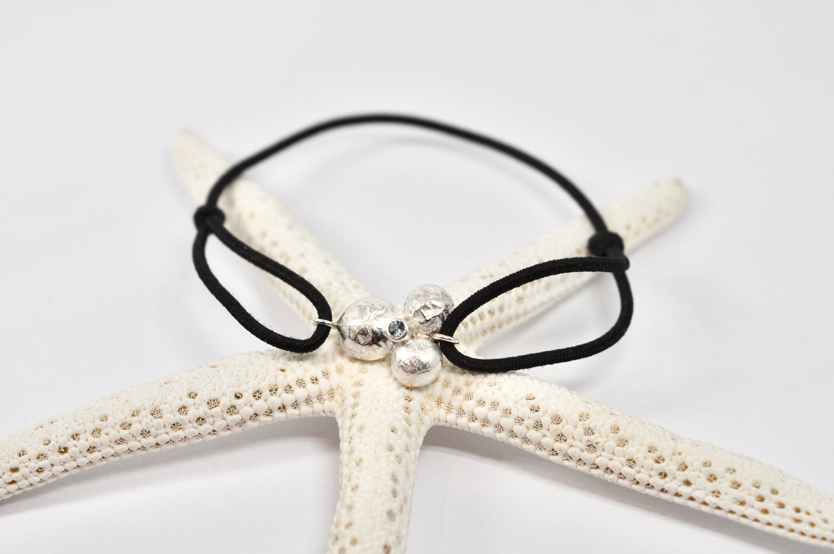 Minimalist Silver Charm Bracelet