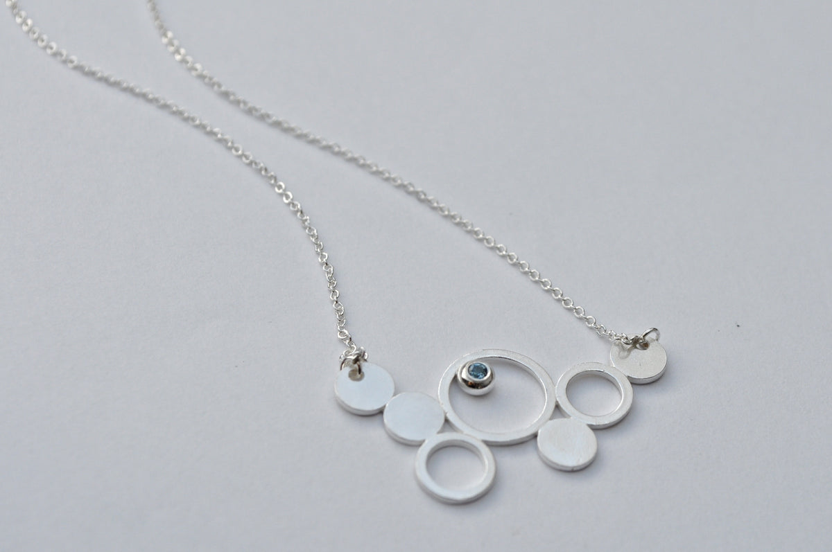 Ever Bubbled Up Necklace – With Gemstone