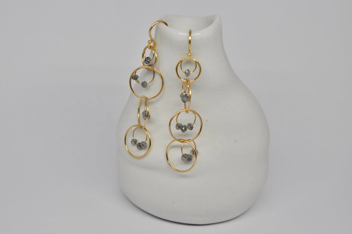 Salt & Pepper Drift Earrings