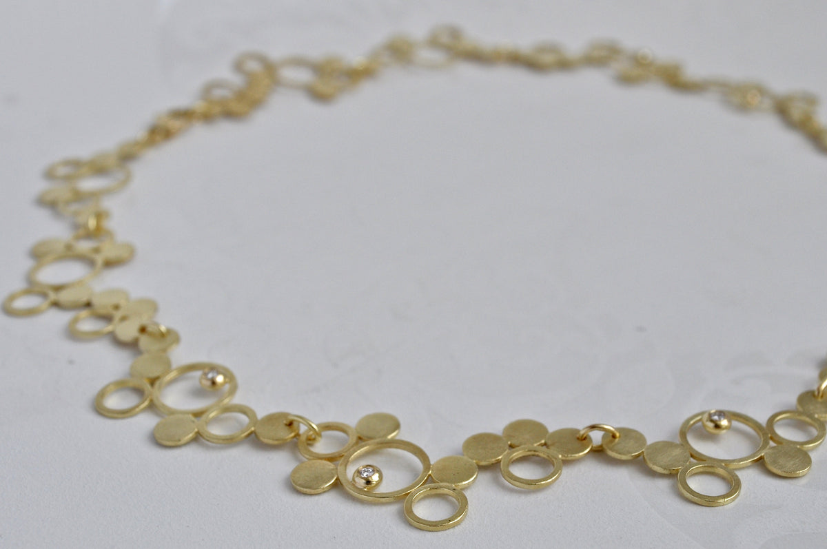 Bubble Circle Necklace