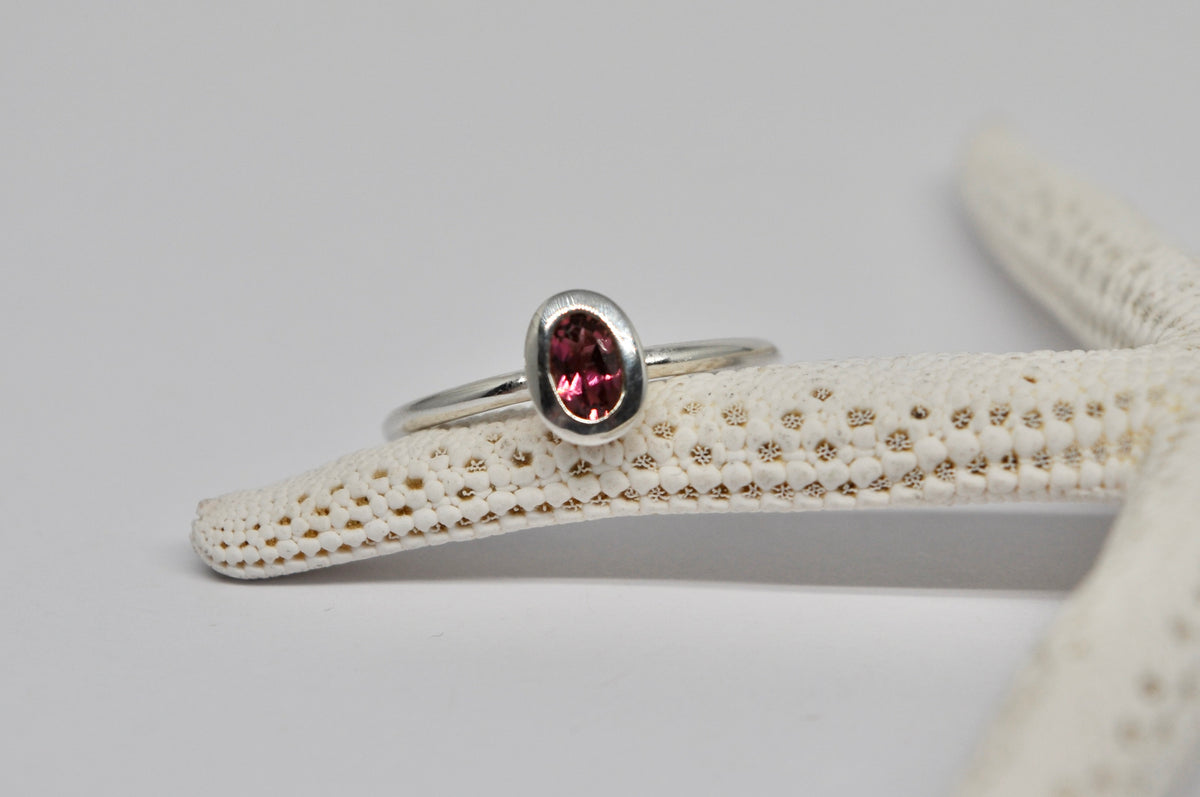 Pink Tourmaline Ring