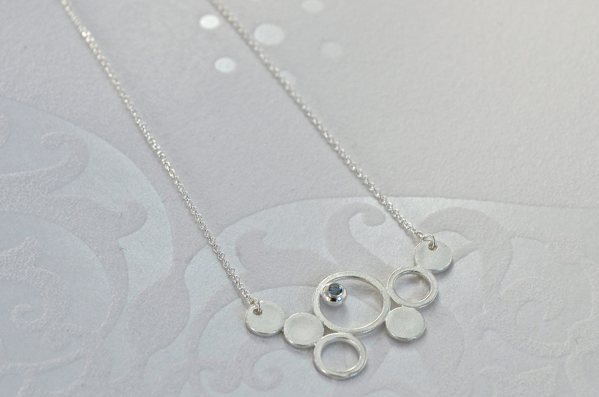 Ever Bubbled Up Necklace – With Gemstone