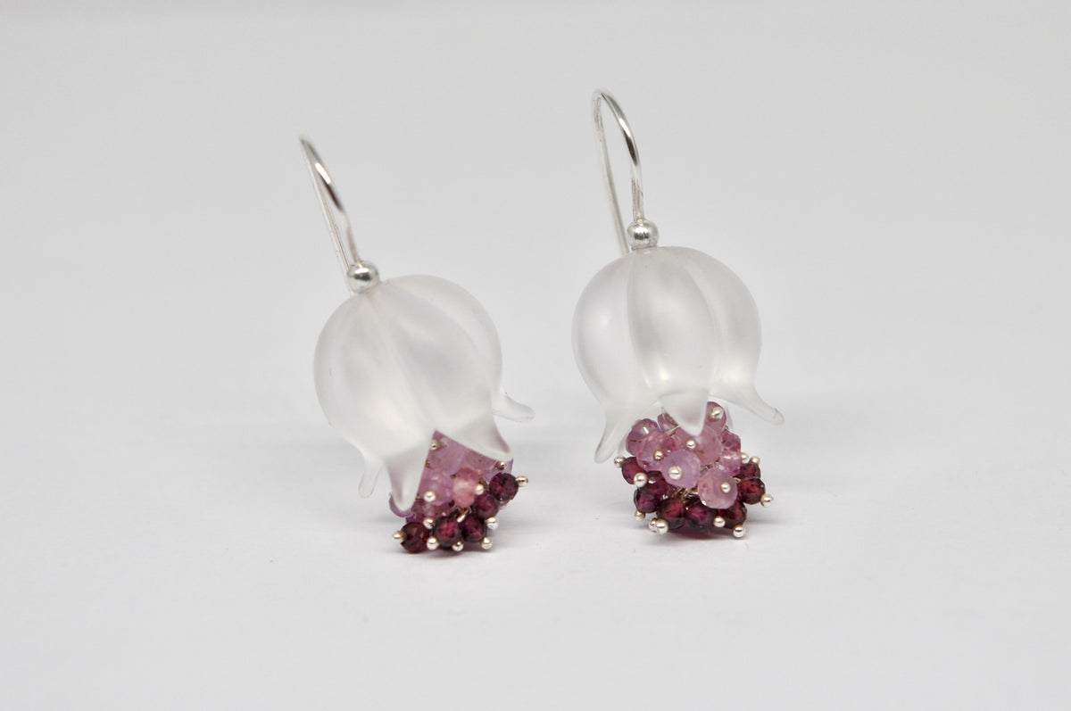'Frosted Bloom' Earrings