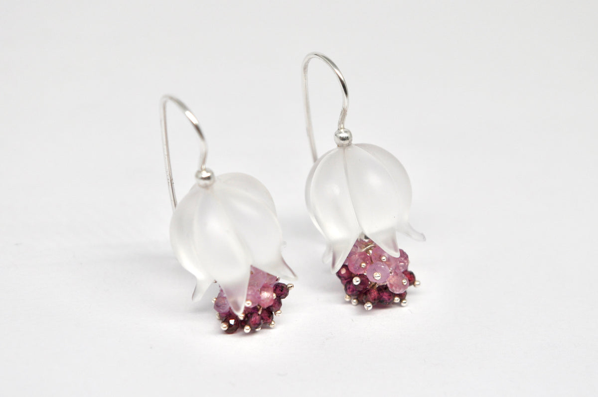 'Frosted Bloom' Earrings