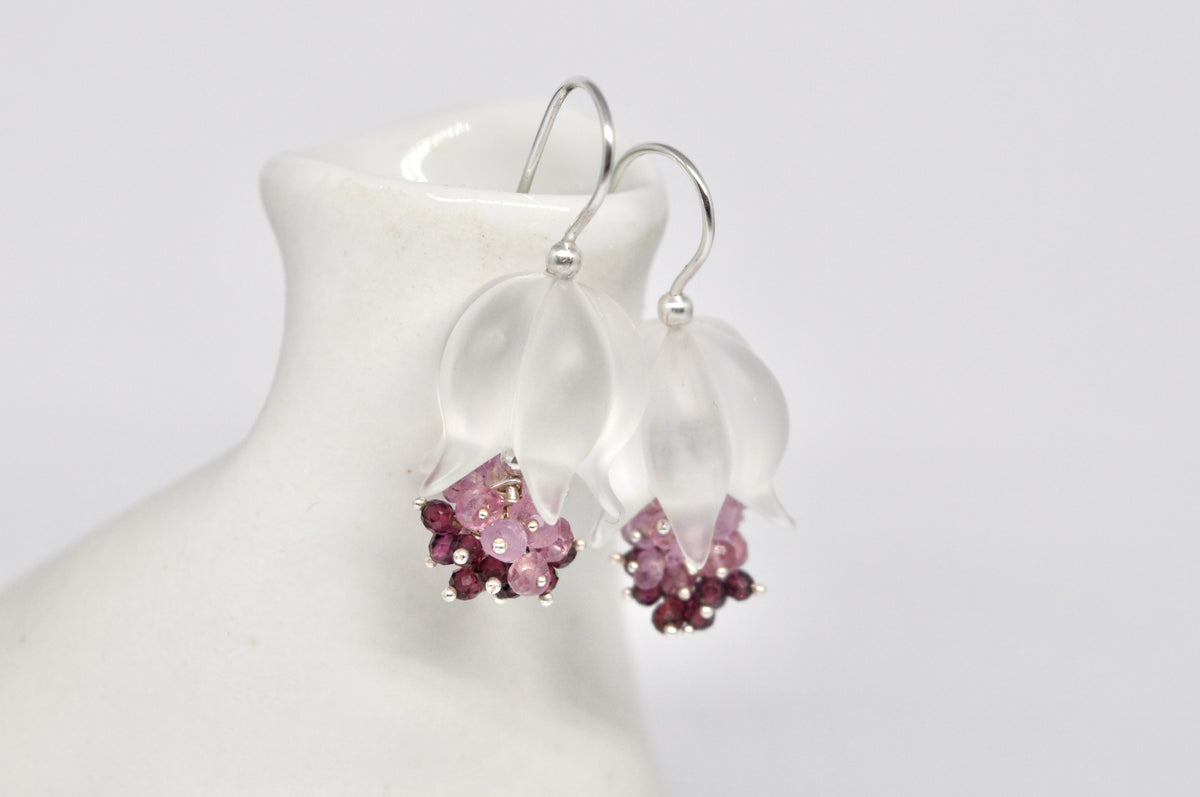 'Frosted Bloom' Earrings