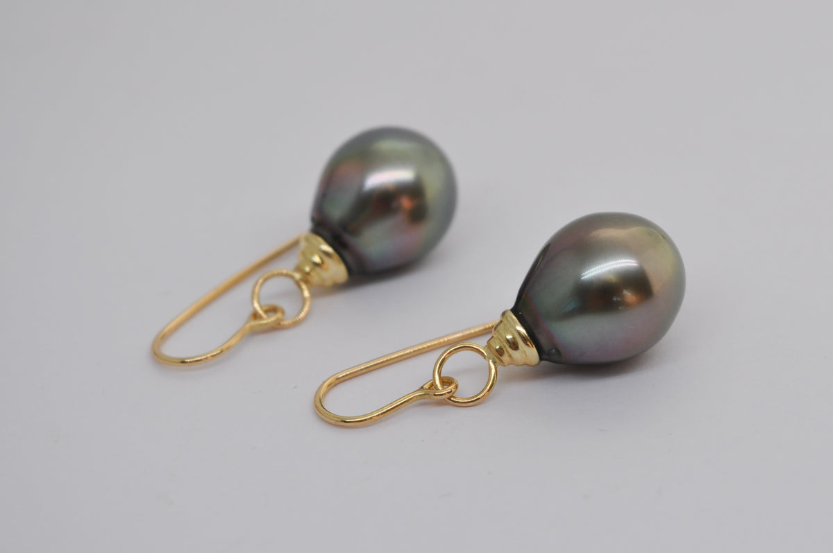 Tahitian Pearl Drop Earrings