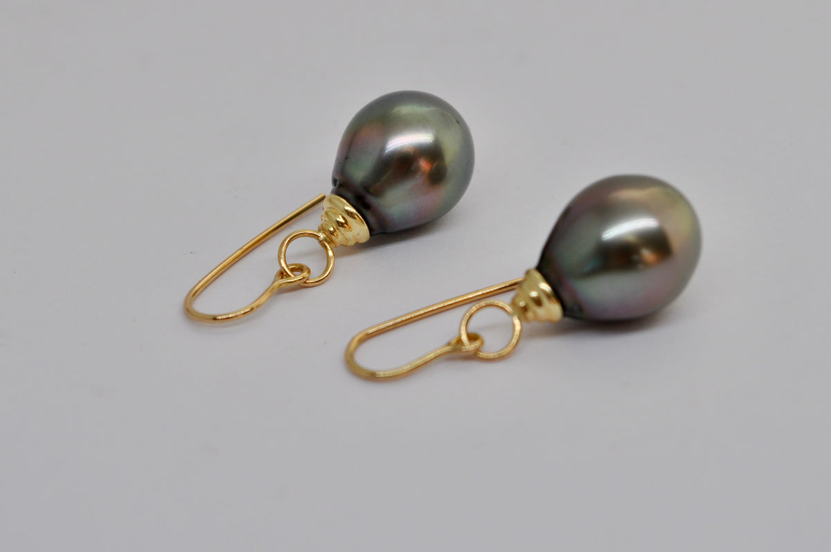 Tahitian Pearl Drop Earrings