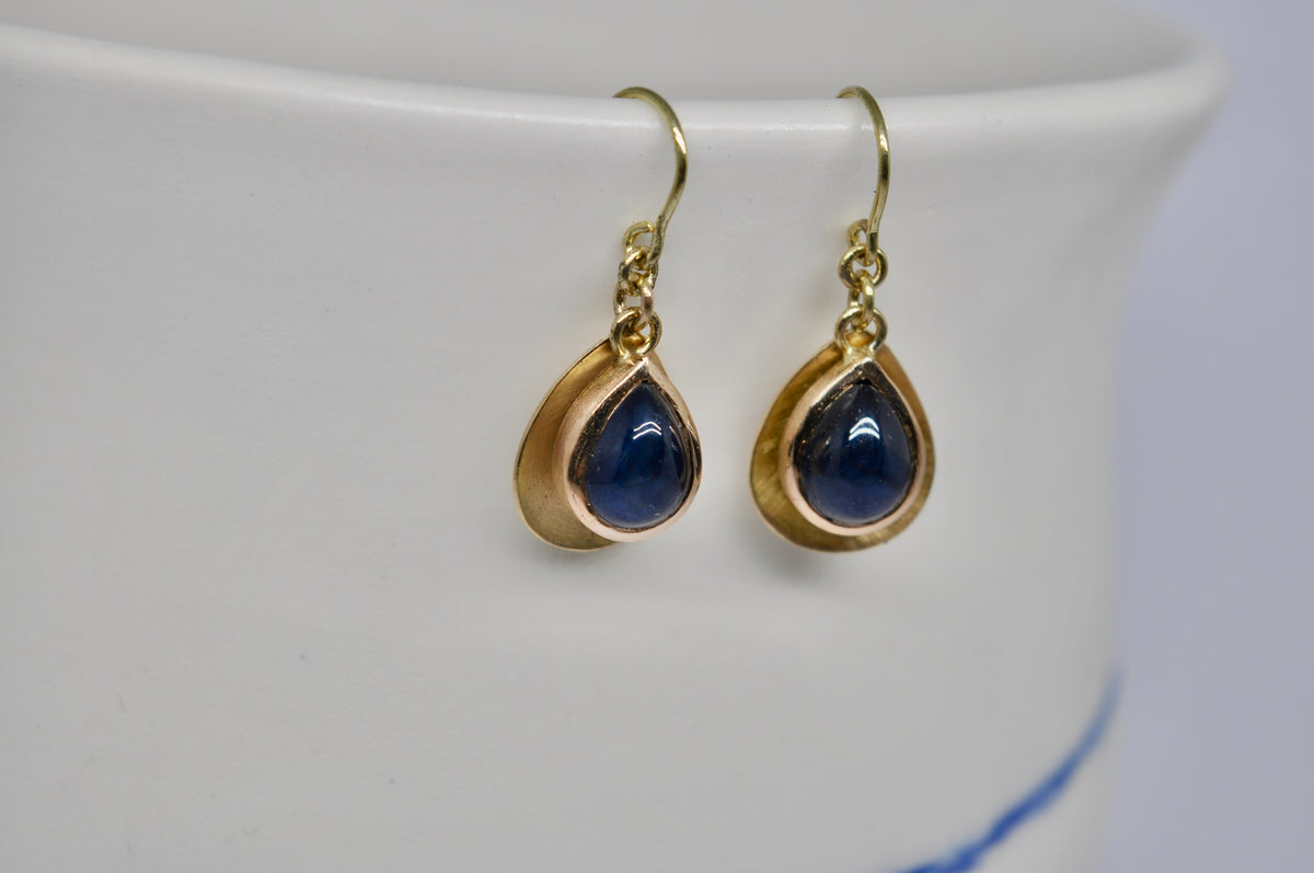 Sapphire Teardrop Earrings