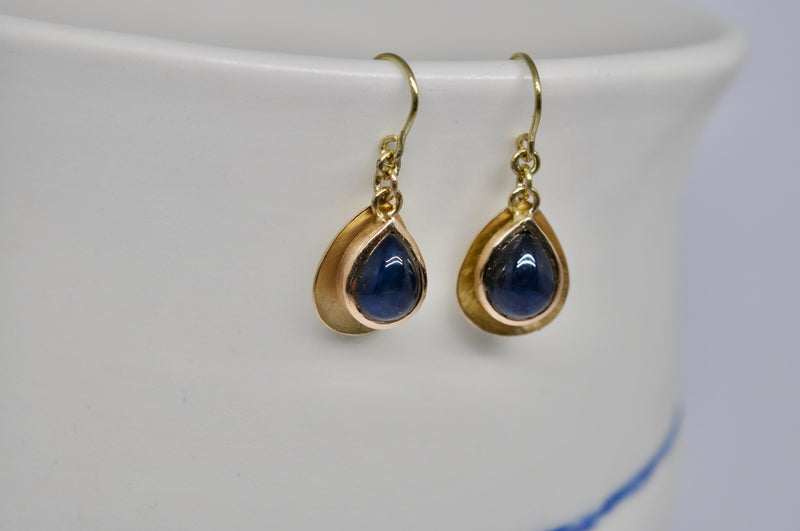 Sapphire Teardrop Earrings