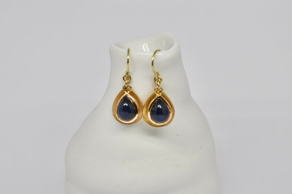 Sapphire Teardrop Earrings