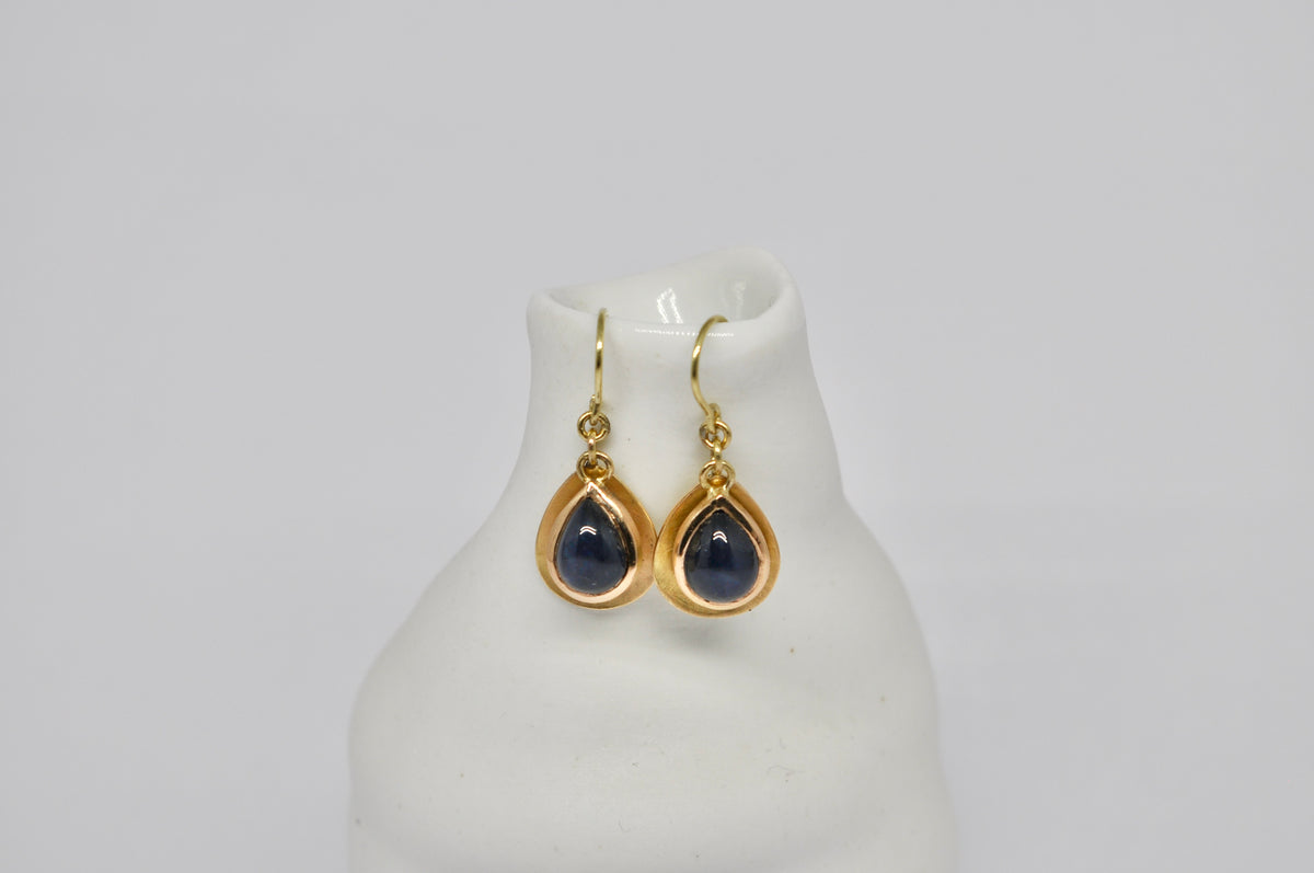 Sapphire Teardrop Earrings