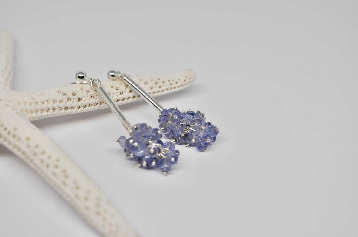 Tanzanite Cluster Drops