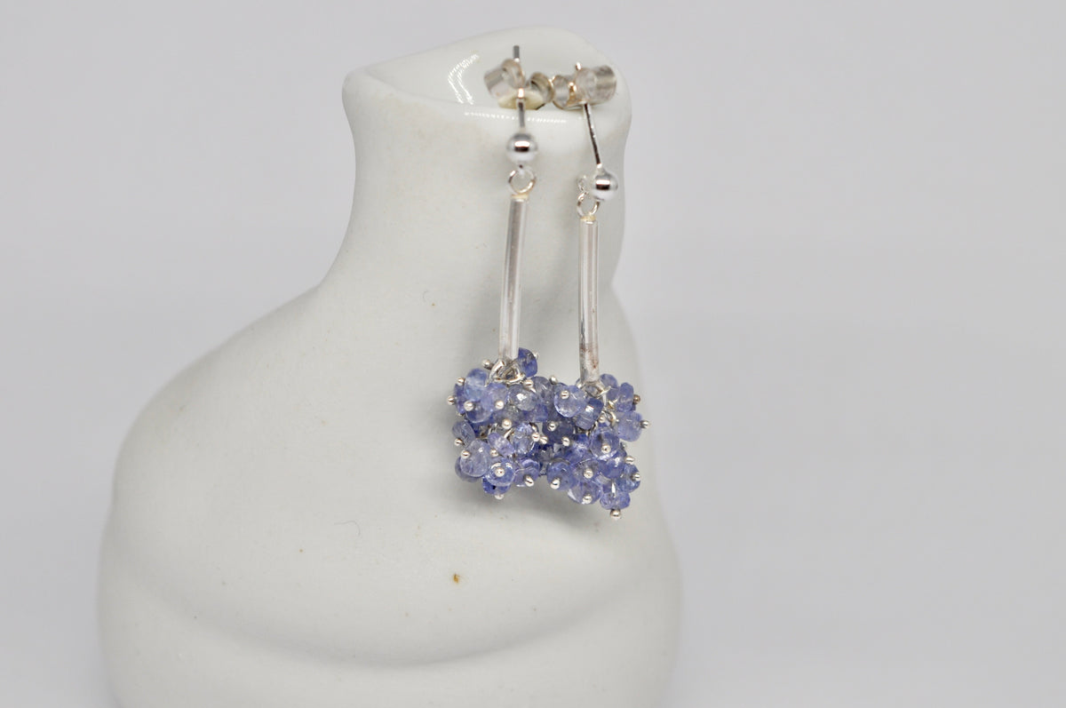 Tanzanite Cluster Drops