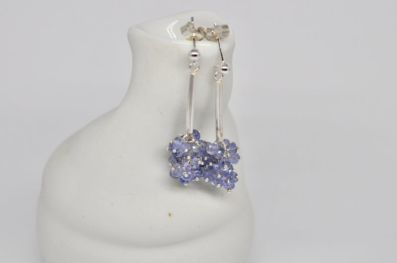Tanzanite Cluster Drops