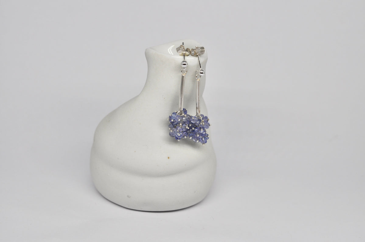 Tanzanite Cluster Drops