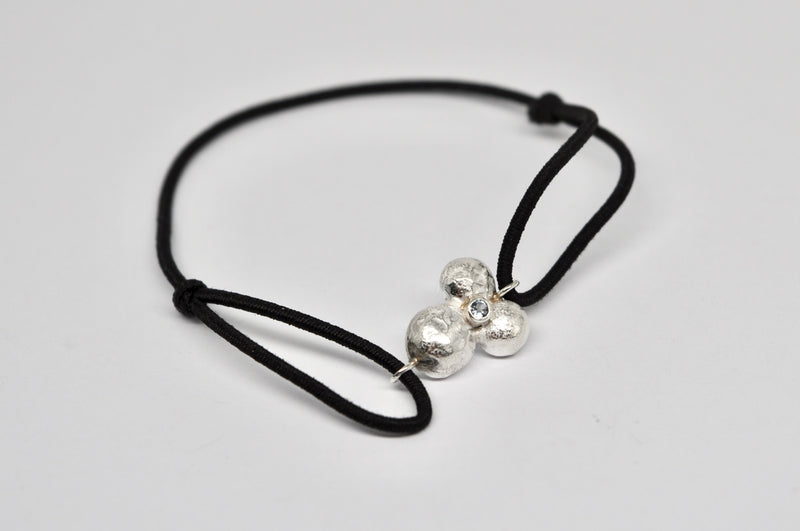 Minimalist Silver Charm Bracelet