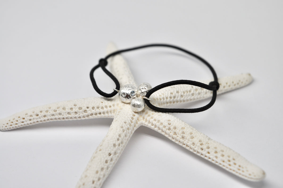 Minimalist Silver Charm Bracelet