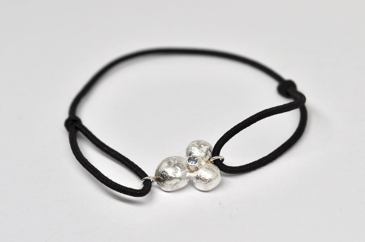 Minimalist Silver Charm Bracelet