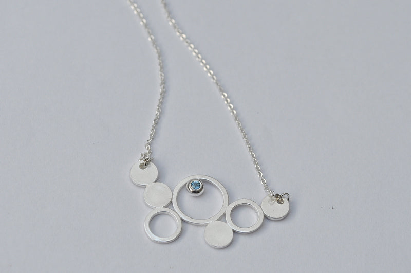 Ever Bubbled Up Necklace – With Gemstone