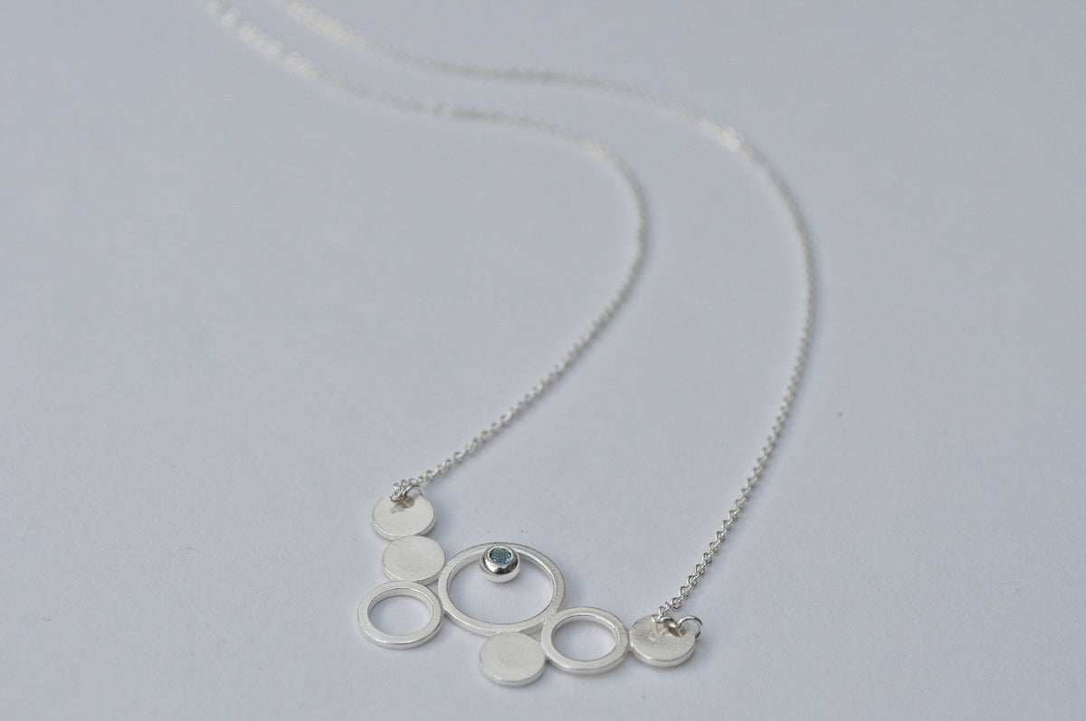 Ever Bubbled Up Necklace – With Gemstone