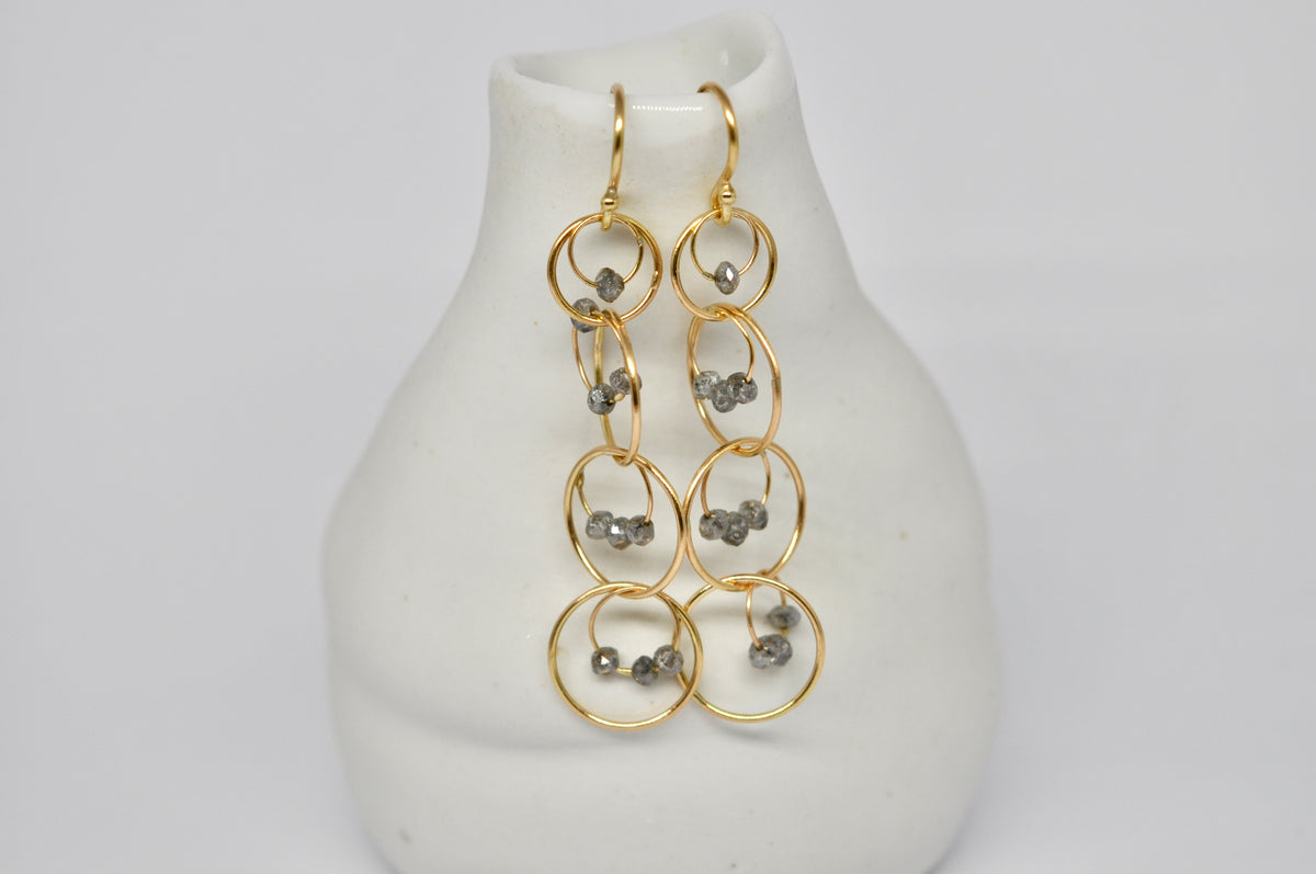 Salt & Pepper Drift Earrings