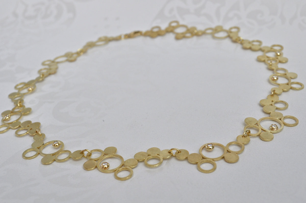 Bubble Circle Necklace