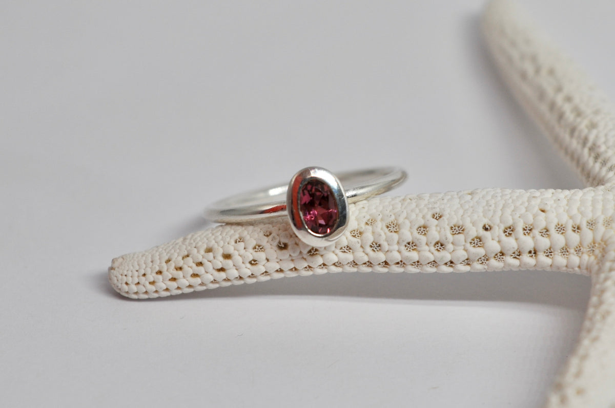 Pink Tourmaline Ring