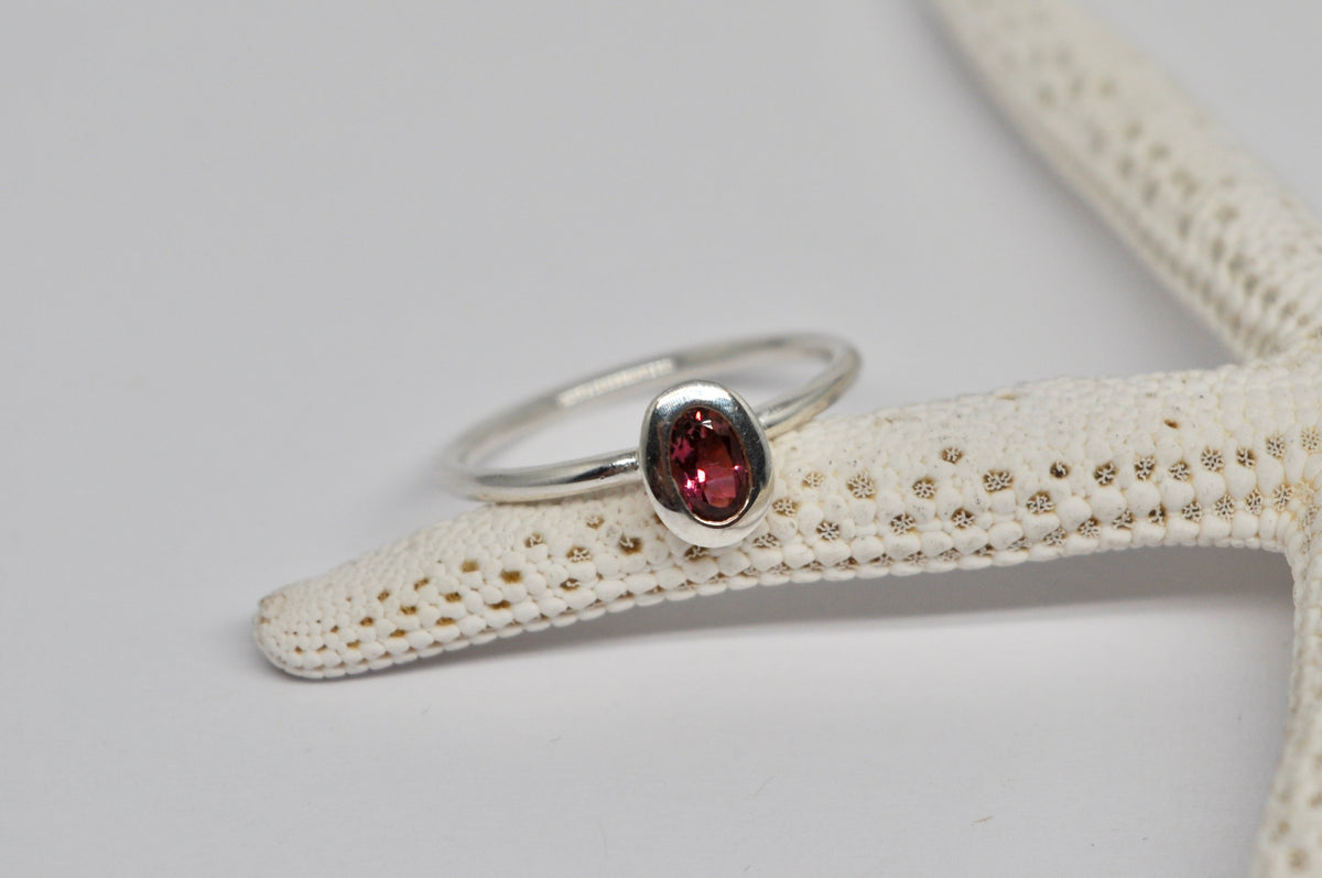 Pink Tourmaline Ring