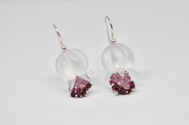 'Frosted Bloom' Earrings