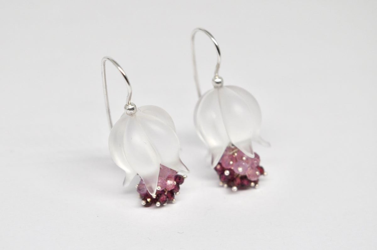 'Frosted Bloom' Earrings