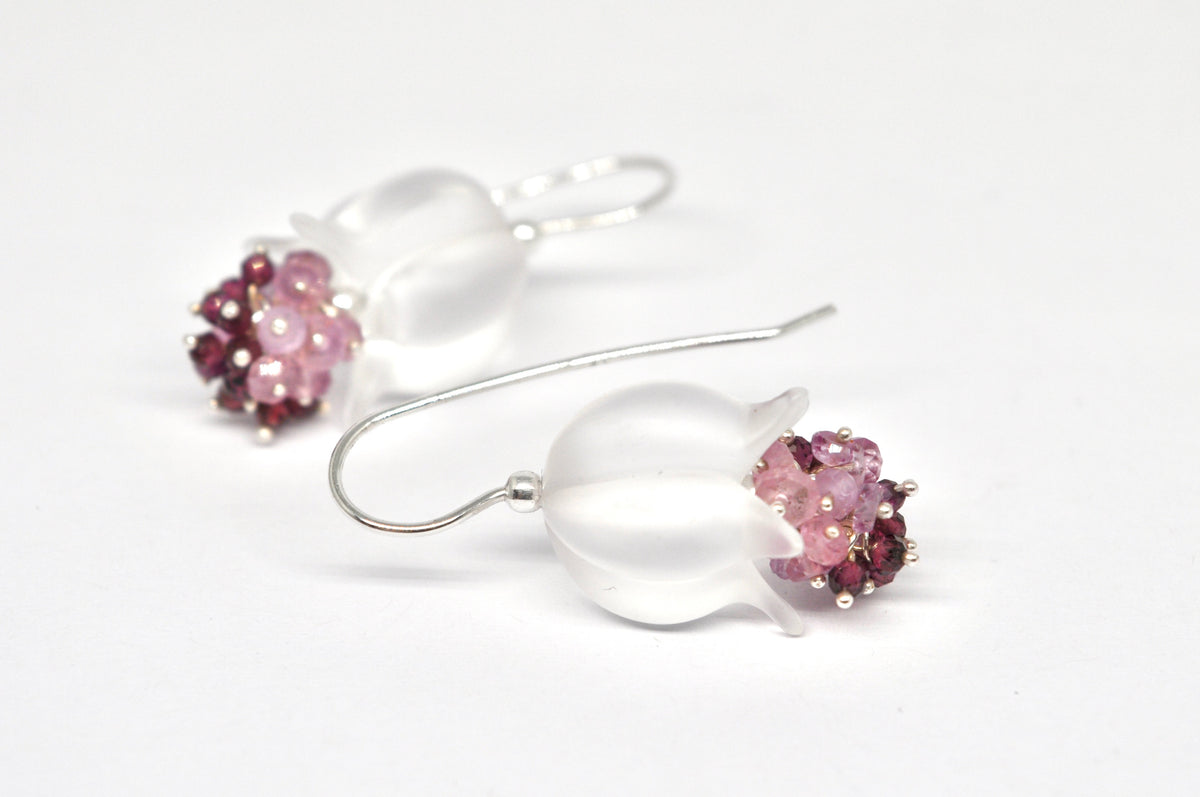 'Frosted Bloom' Earrings