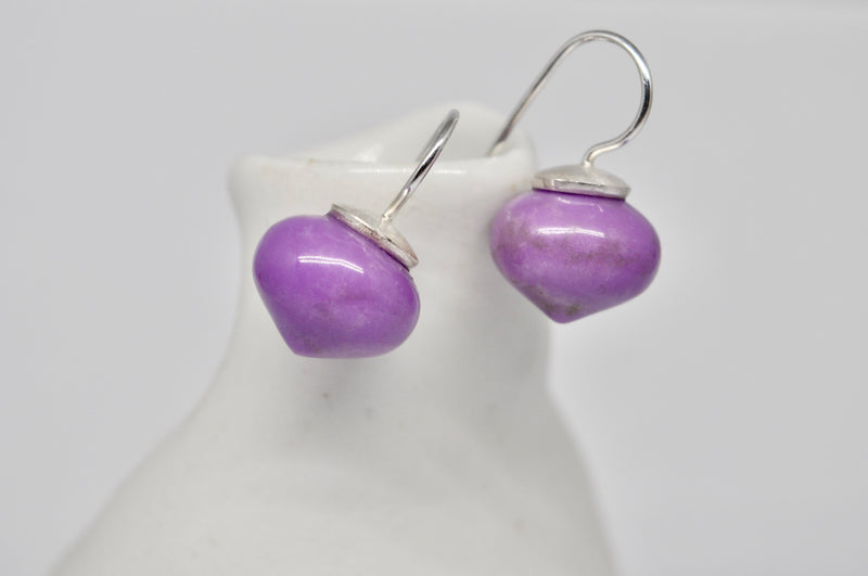 Phosphosiderite Drop Earrings