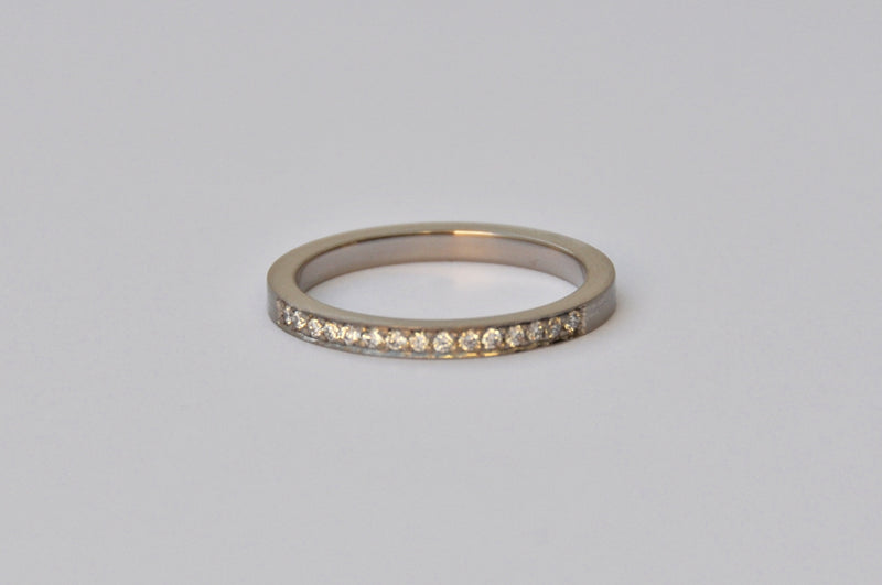 Pavé Diamond Wedding Band