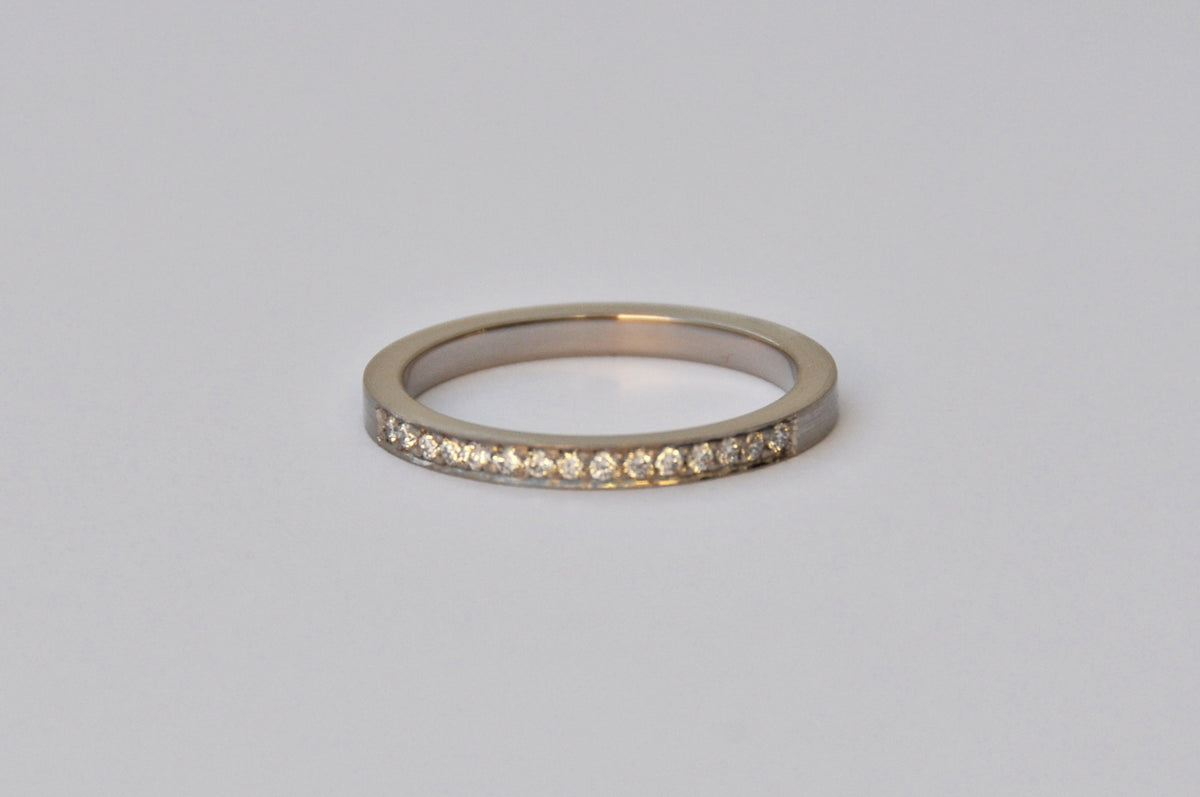 Pavé Diamond Wedding Band