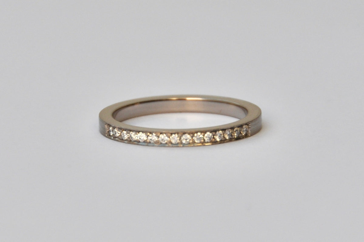 Pavé Diamond Wedding Band