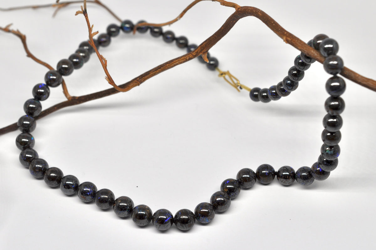 Boulder Opal Necklace with 18k Gold Clasp