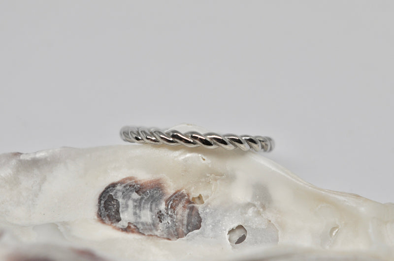 Twisted Rope Ring in 18k Gold